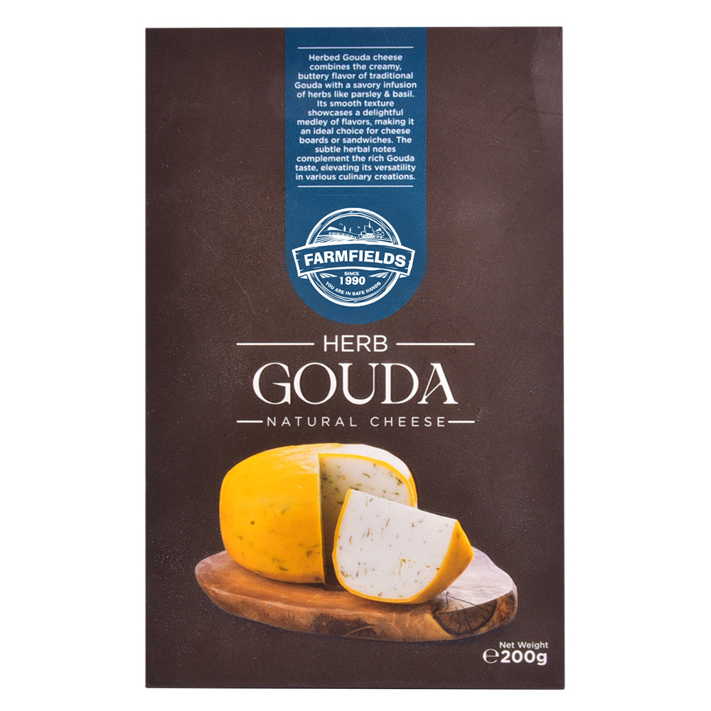 Farm Fields Mature Cheese Herb Gouda 200 Gm