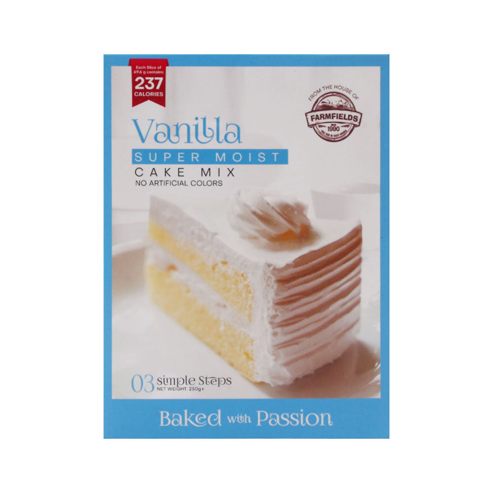 Farm Fields Vanilla Cake Mix 250 Gm