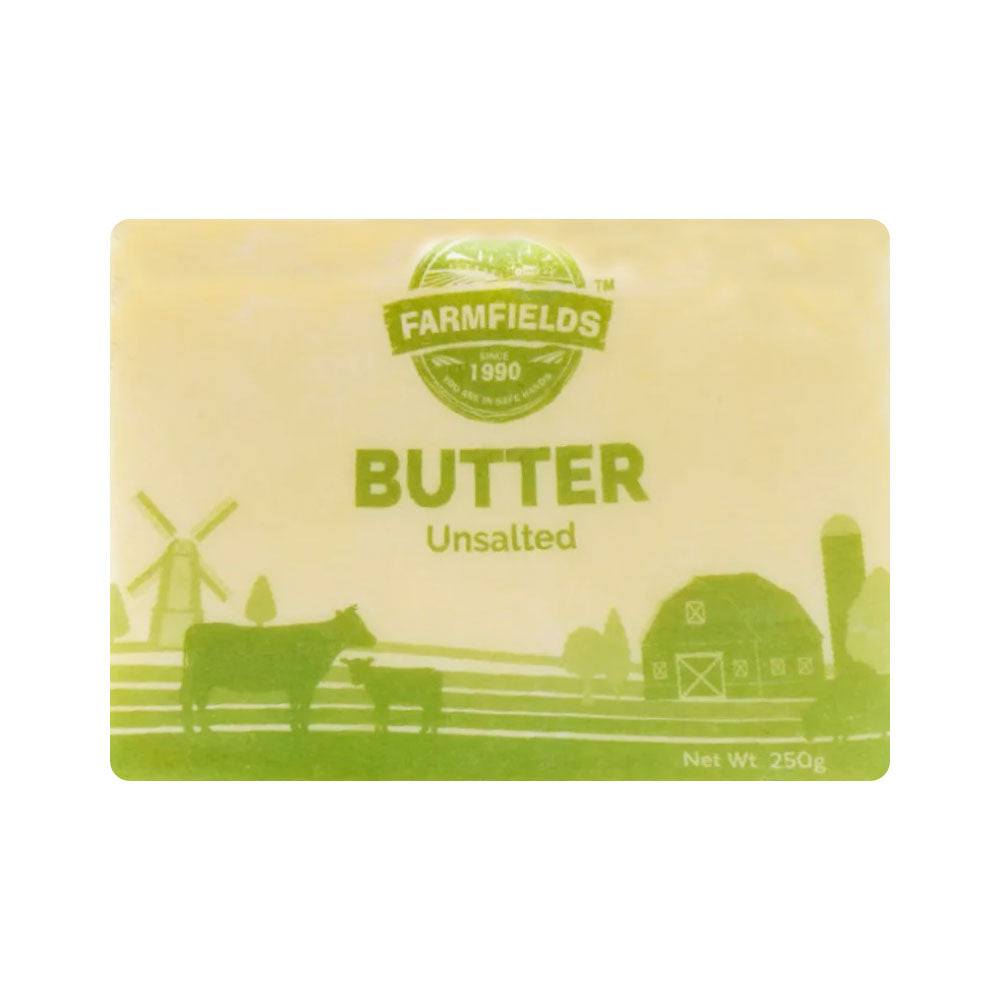 Farm Fields Un-Salted Butter 250 Gm