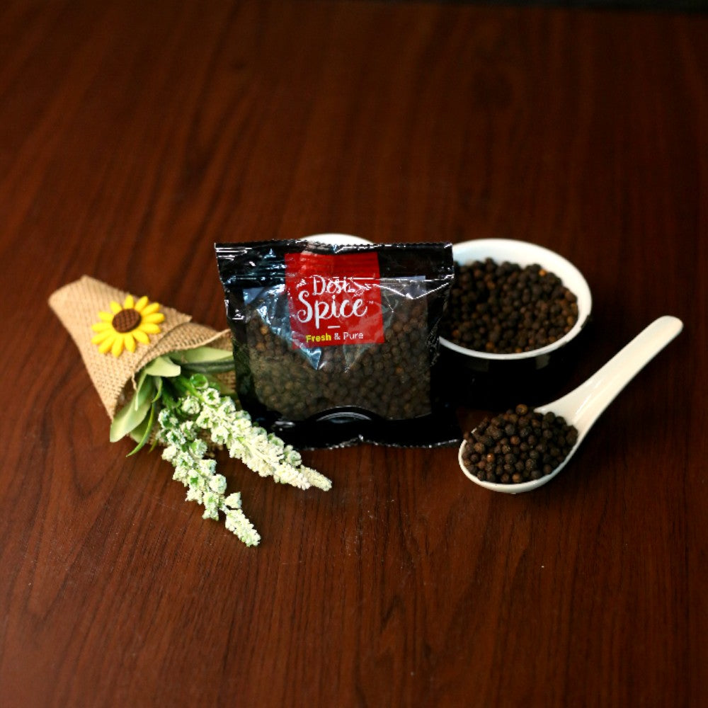 Farm Fields Desi Kali Mirch Whole 50Gm Pc