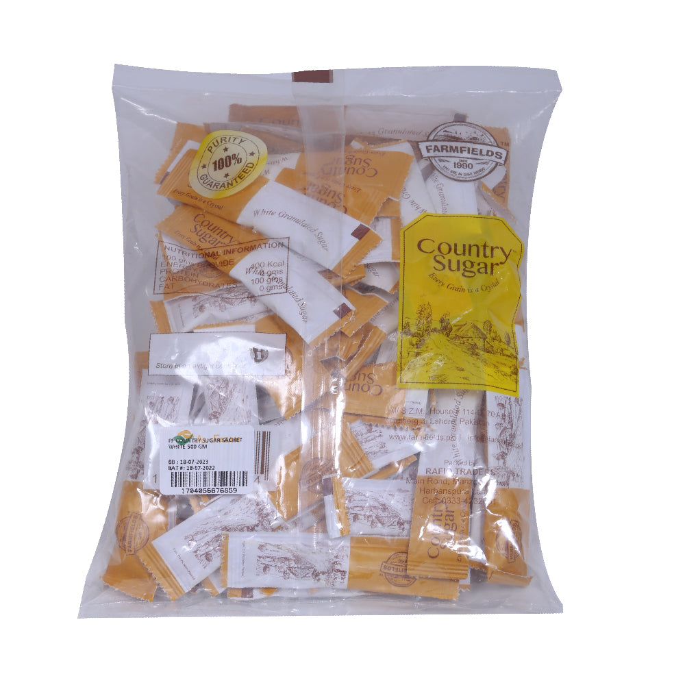 Ff Country Sugar Sachet White 500 Gm