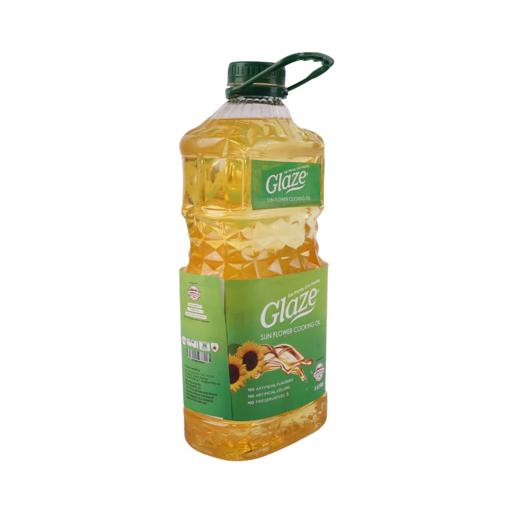 Ff Glaze Sunflower Oil Bottle 3 Ltr