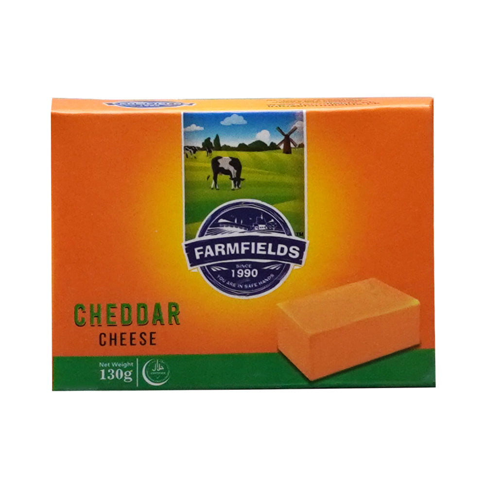 Ff Cheddar Cheese Block 130Gm