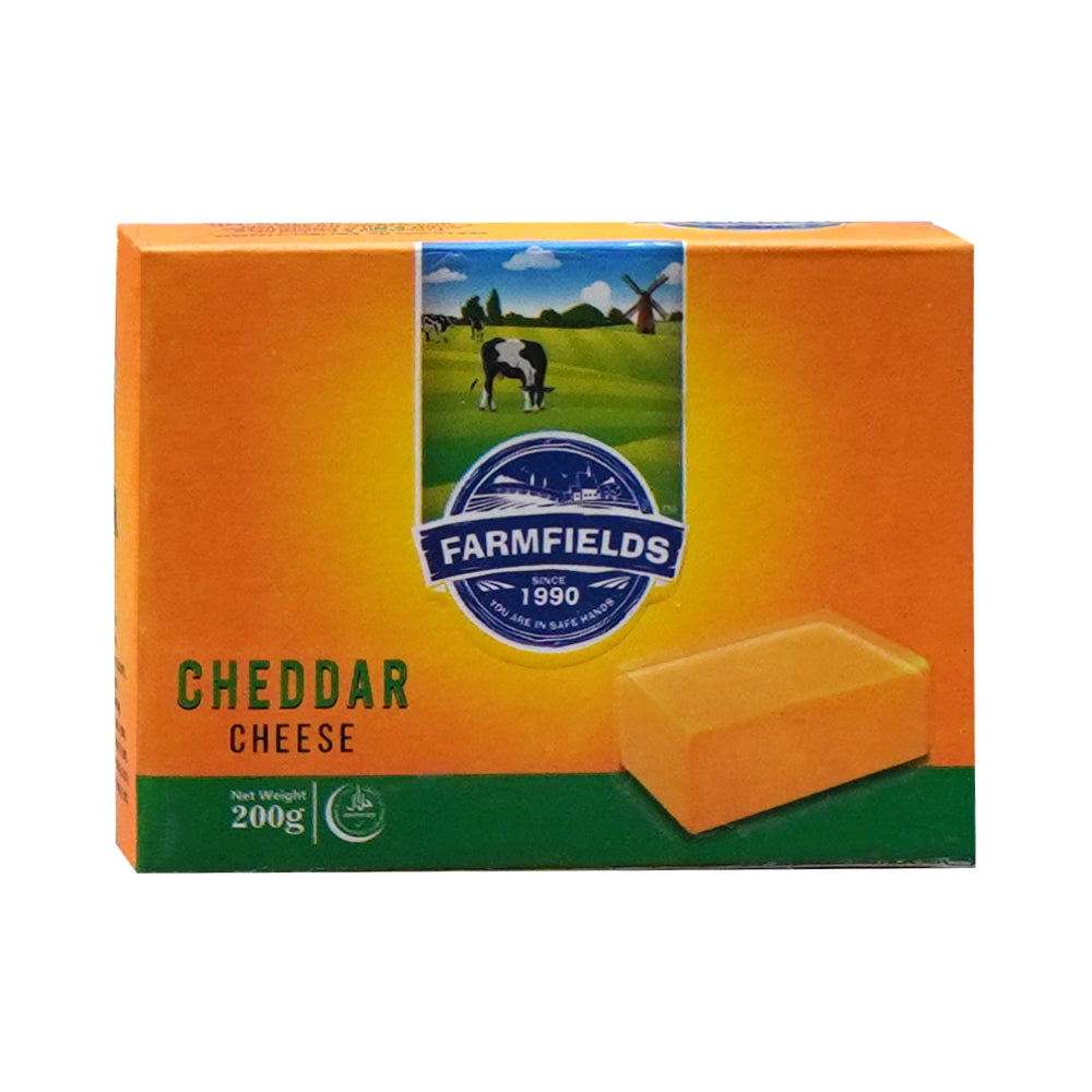 Ff Cheddar Cheese Block 200Gm