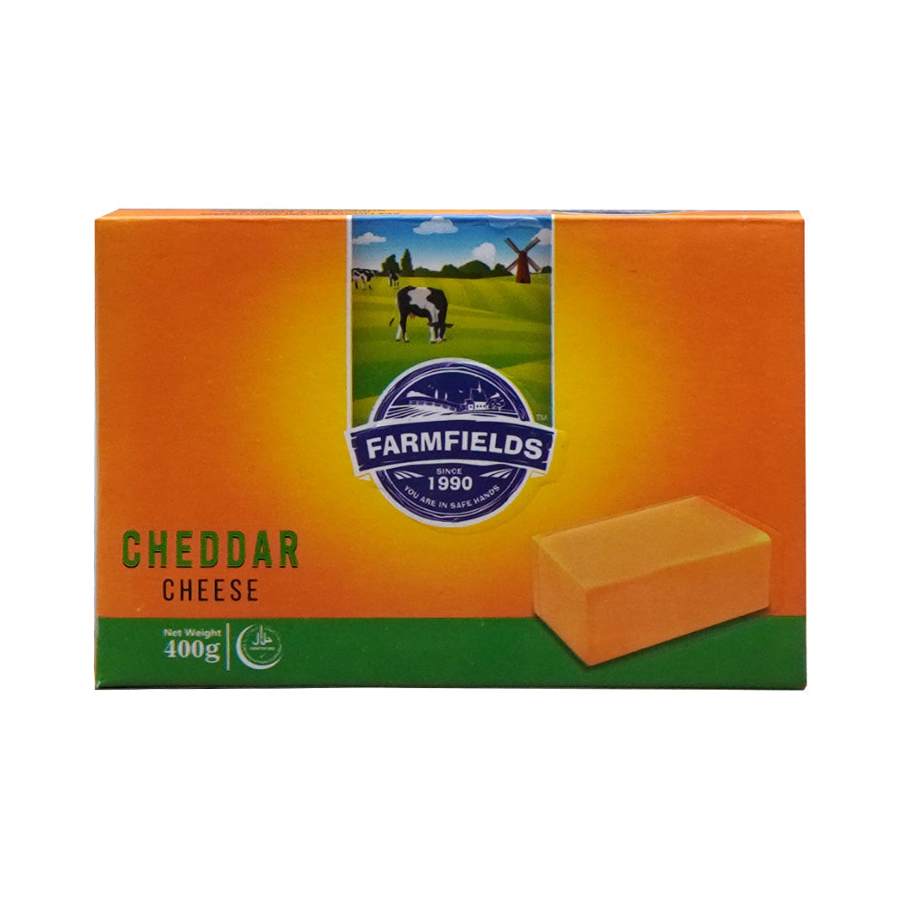 Ff Cheddar Cheese Block 400Gm