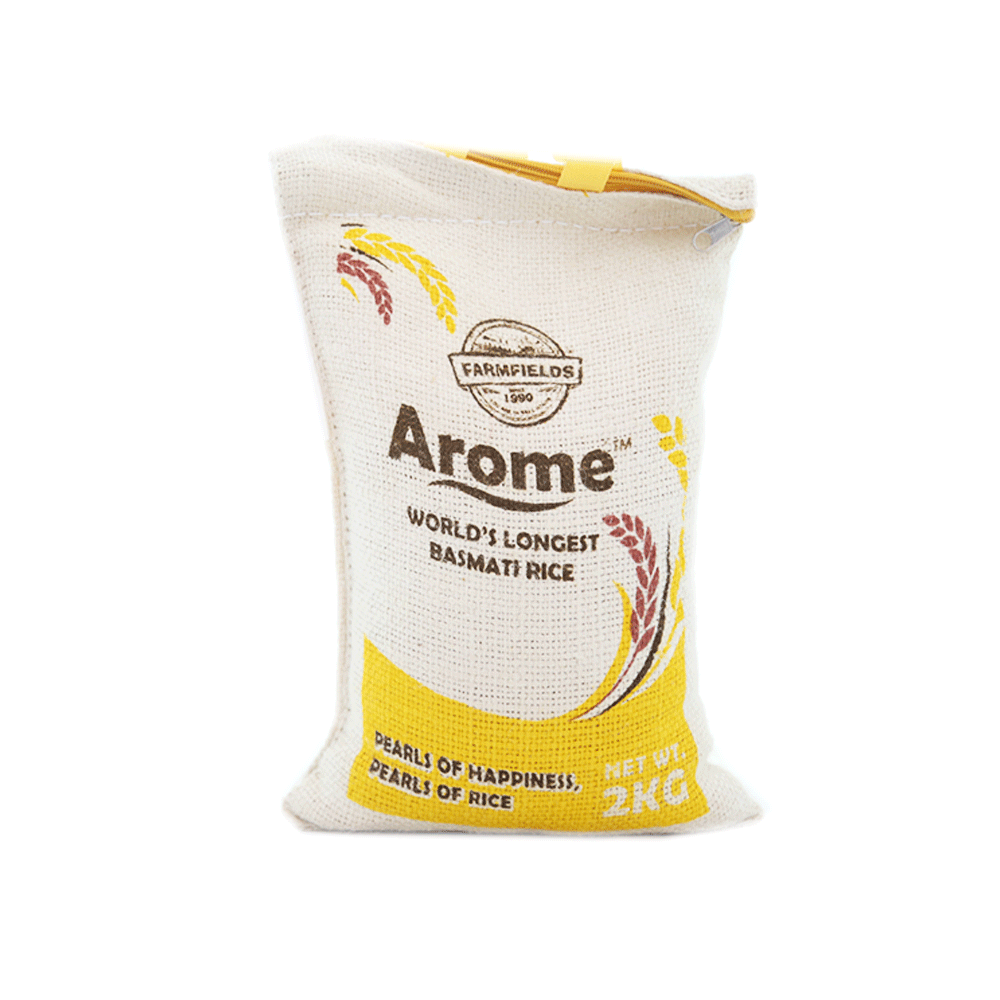 Ff Arome Basmati Rice Steam 3X 2 Kg - Yellow