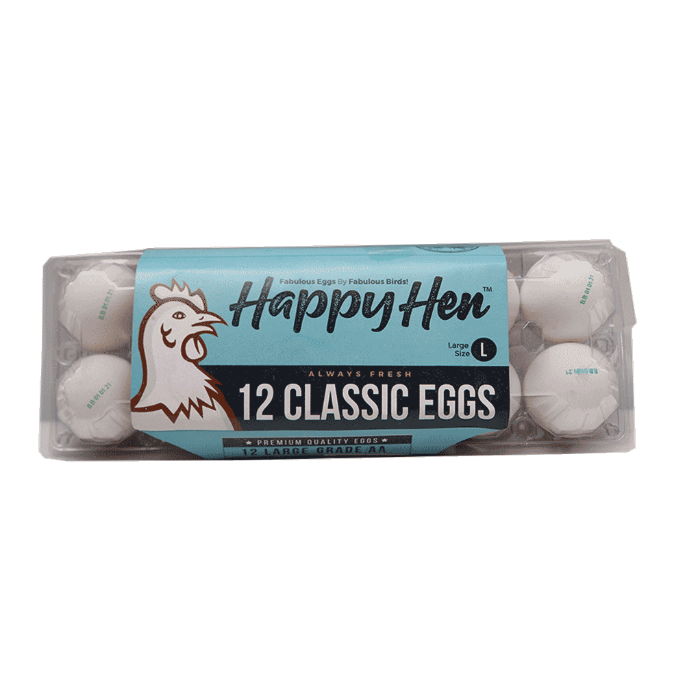 Ff Happy Hen Classic Eggs 12 Pcs